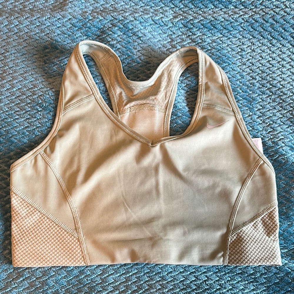 Nike Women's light green Sports Bra